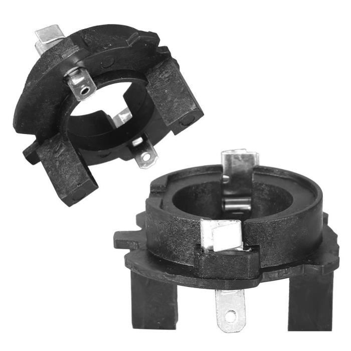 AYNEFY Adaptateur de conversion de phare Paire d'adaptateurs de supports d'ampoules de kit de conversion de phare LED H7 pour Golf