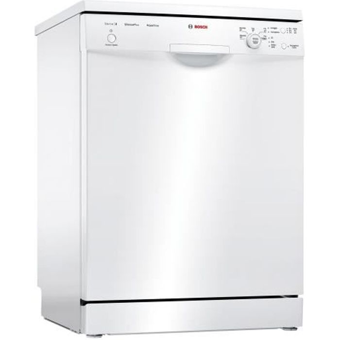 Bosch Serie 2 SMS25AW01J - Lave-vaisselle - pose libre - largeur : 60 cm - profondeur : 60 cm - hauteur : 84.5 cm - blanc