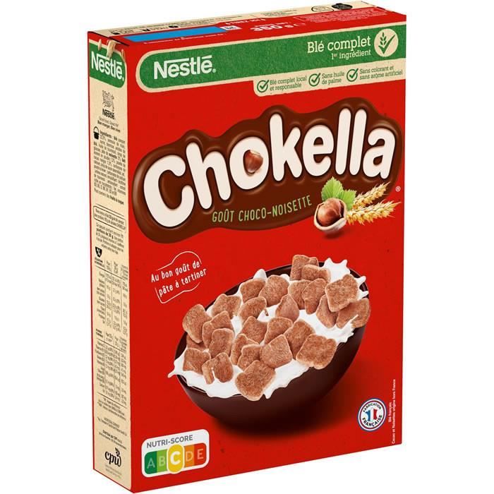 Cafe Moulu - LOT DE 4 - CHOKELLA : Céréales au chocolat et à la noisette 350 g
