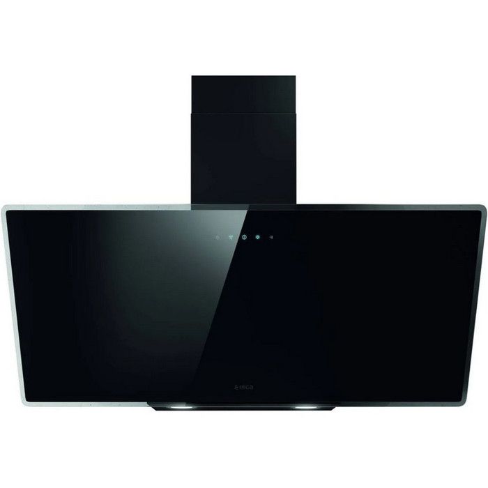 Elica Shire BK-A-90 mural B Noir - Hotte (mural, canalizado, B, LED, noir, toucher)