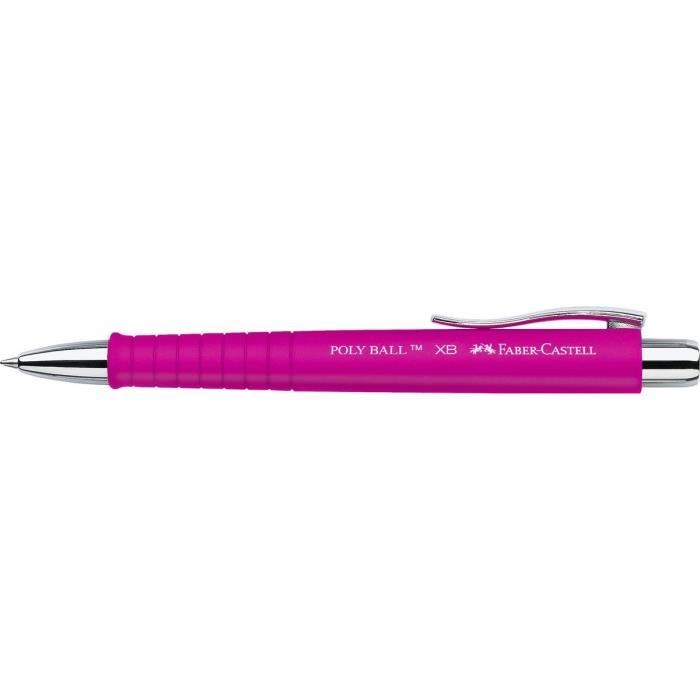 FABER-CASTELL Stylo-bille Poly Ball XB - Rose
