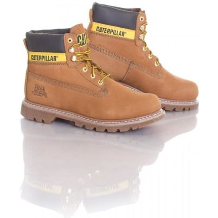 Caterpillar Bottillon Cuir Homme Camel