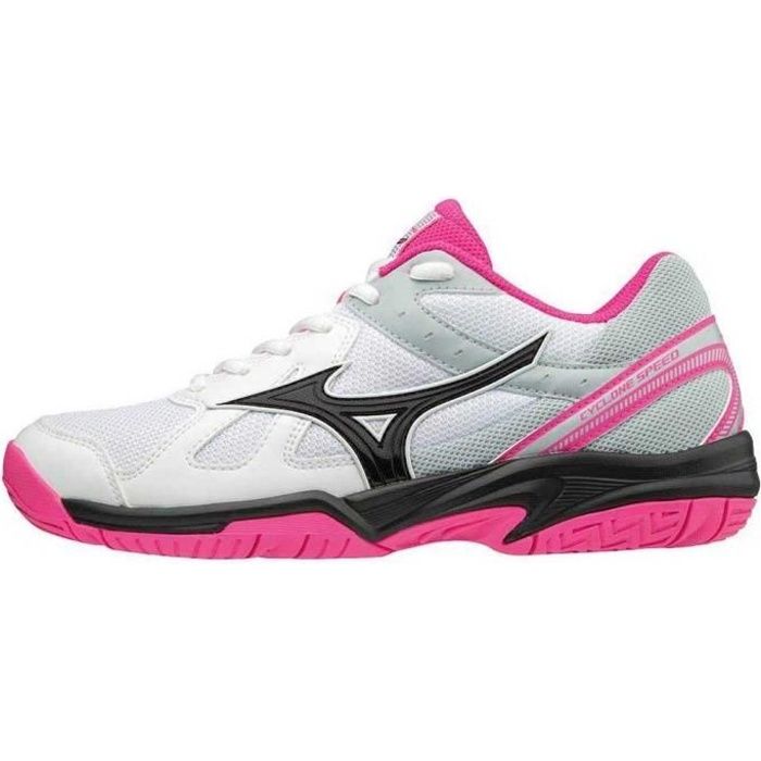 chaussures femme baskets mizuno cyclone speed. caractéristiques:grande stabilité des mouvements latéraux grâce à la superposition de