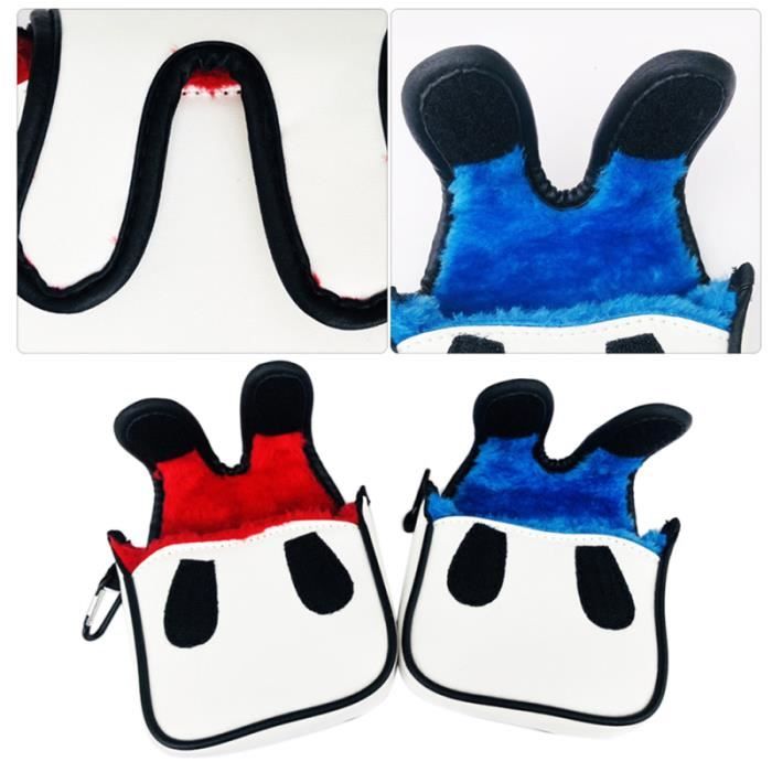 PU Golf Putter Cover Headcover Club Head Square Putters Cap (Couleur aléatoire) BALLON DE FOOTBALL