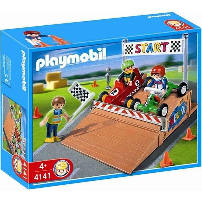 Playmobil - 4141 - Compactset Pilotes Et Karts