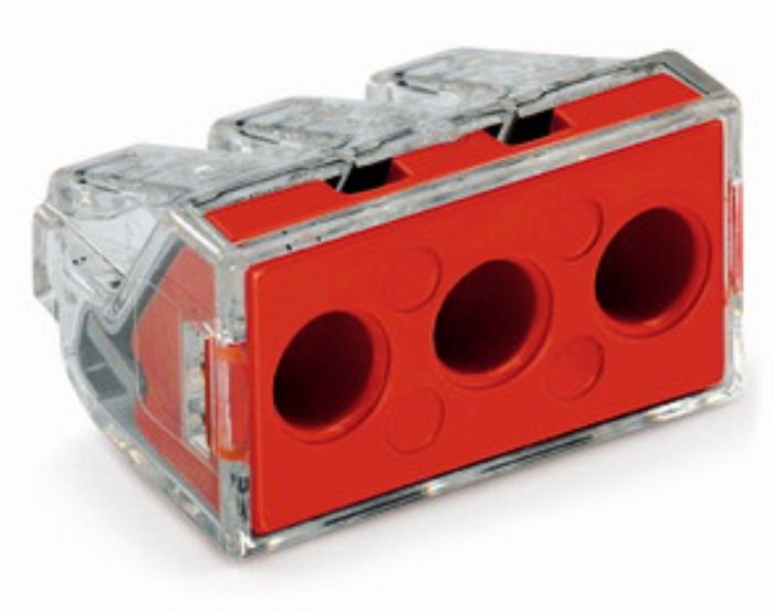 Bornes automatique pour boîtes de dérivation COMPACT Borne pour 3 conducteurs