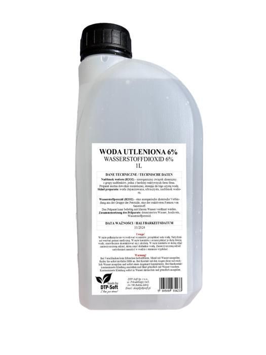 Peroxyde D'hydrogène (eau Oxygénée) 1 Litre - Neuf, Marque FARMAC-ZABBAN