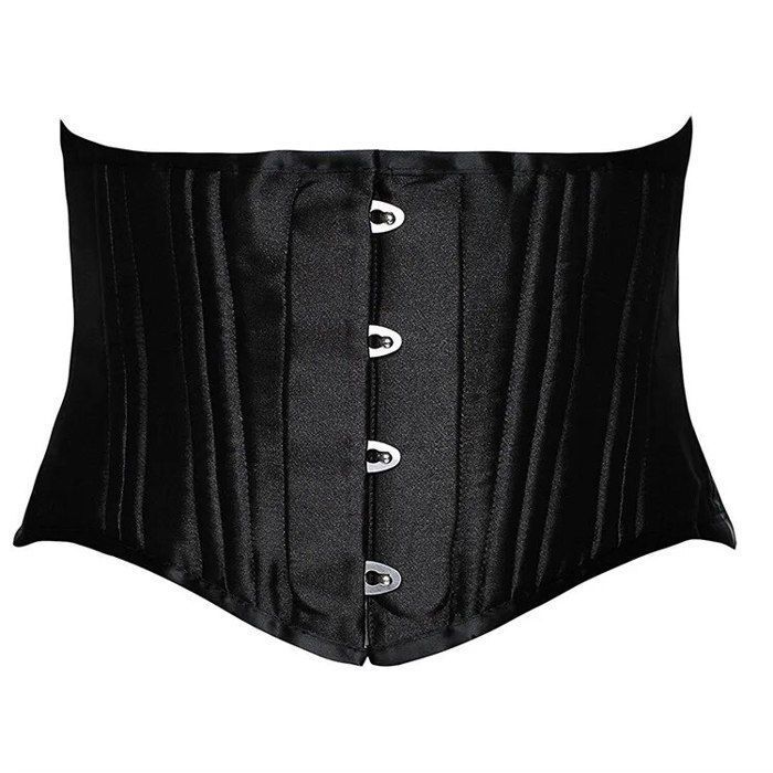 Corset Sous-poitrine HI-GERMANWEARS – Noir Et Rouge – Similicuir – Taille 3XS à 9XL – Neuf