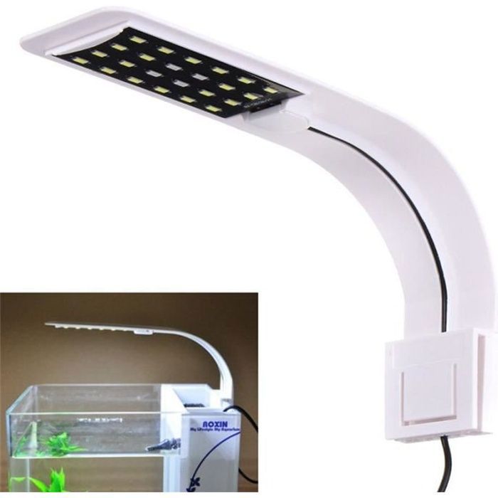 Comparer les prix de TEMPSA 10W 24 LED Aquarium fish tank led clip lampe dclairage lumire flexible EU ECLAIRAGE