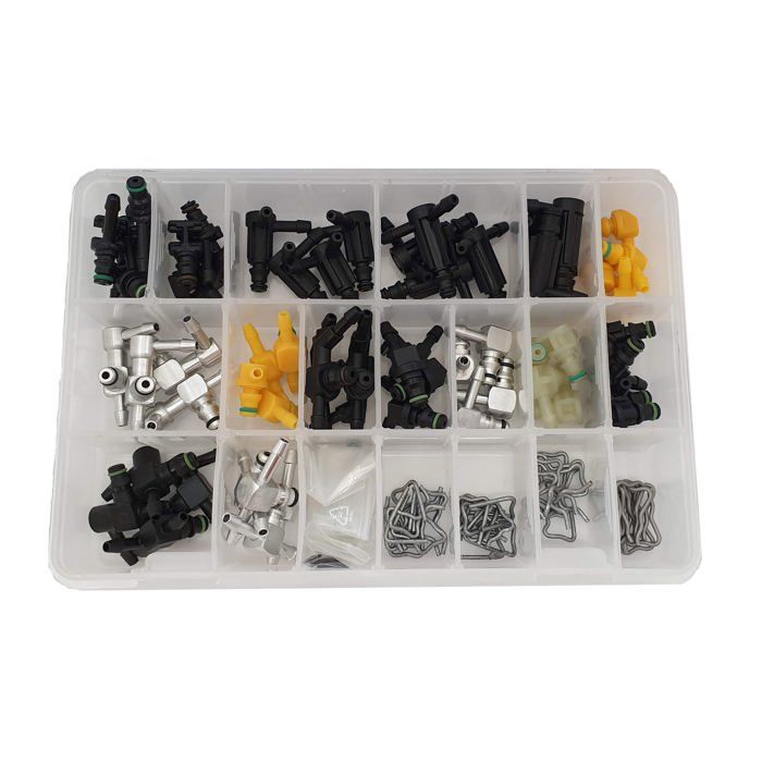 COFFRET ASSORTIMENT CONNECTEURS DE RETOUR INJECTEURS