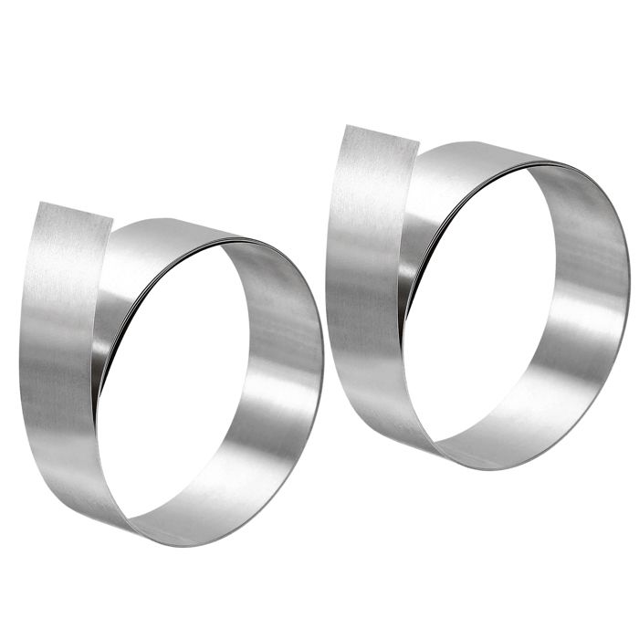 Sourcing Map Feuille Acier Inox 304 – 0,5 Mm X 50 Mm X 1 M, Poli Brillant, Idéal DIY Artisanat