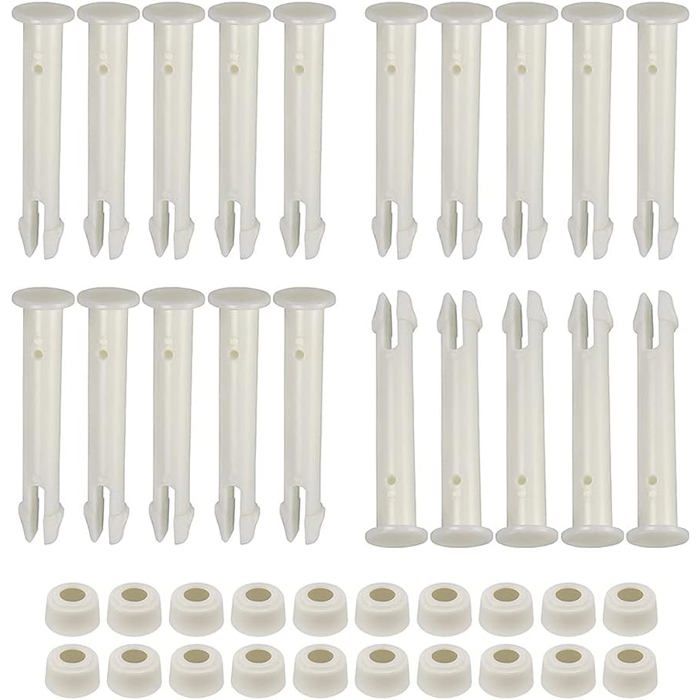 OSALADI Lot De 30 Goupilles Cylindriques De Positionnement Pour étagères à Dégagement Rapide En Acier Inoxydable