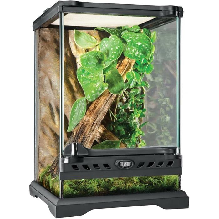Meilleurs prix pour Glass Terrarium for Reptiles and Amphibians 20 x 20 x 30 cm 20x20x30 cm (Lot de 1)