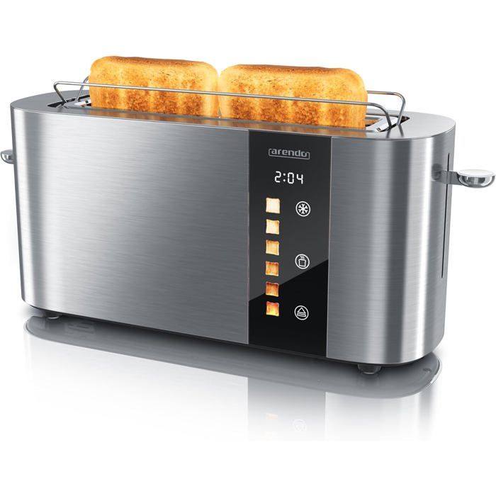 Russell Hobbs Grille-Pain Victory Acier Inox 2 Fentes Longues - 4 Toasts Ou Baguette - 1600W - 23520-56