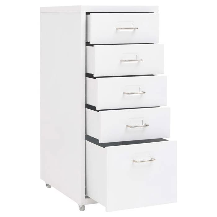 Remise 2026®Armoire à dossier Blanc - Classeur mobile - Commode pour bureau - Blanc - 28x41x69cm Métal 848 1431504 Remise 2026®Armoire à dossier Blanc - Classeur mobile - Commode pour bureau - Blanc - 28x41x69cm Métal 848 1431504