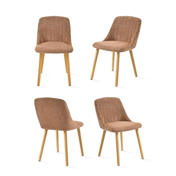 Goeurvant Chaises de salle à manger design scandinave chaise coiffeuse