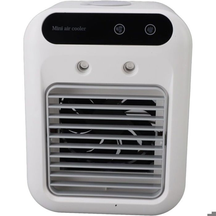 Climatiseur Portable Mobile Silencieux Refroidisseur dair de 500 ml Rafraichisseur 2 Vitesses+2 Modes de Brumisation Réglage de