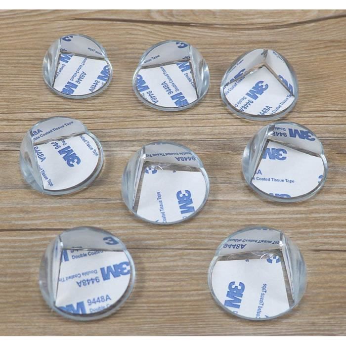 Protège Coin de Table Protection Angle Transparent pour Bébé Meuble 12  pièces