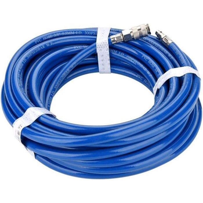 Tuyau Flexible En Pvc Pneumatique Anti Dechirure Avec Raccord Rapide Pour Compresseur D Air Pneu Roue Plomberie 15m Bleu Cwu Achat Vente Tuyau Tube Flexible Tuyau Flexible En Pvc Pneum Cdiscount