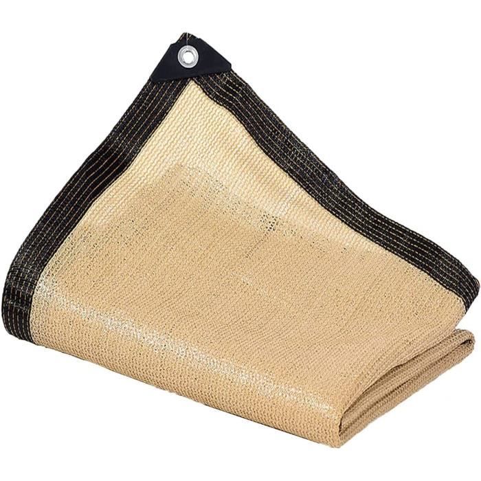 Voile D'ombrage 3x3m Perméable - Toile Anti-UV Pour Jardin, Terrasse, Pergola - 90% D'ombrage