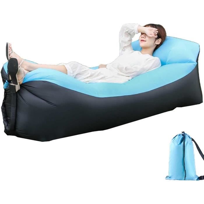 Chaise longue flottante gonflable pour adulte, motif rayé, fête au bord de la piscine, plaisir aquatique d'été, orange | Leroy Merlin