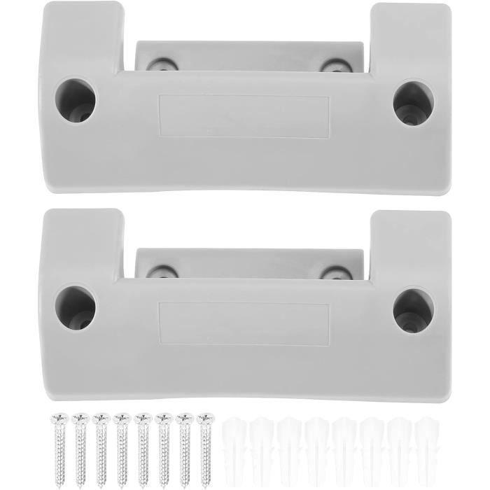 Support Murale Sacs Plastique - Lot De 2 Avec Crochets