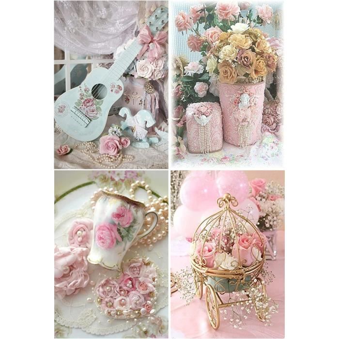 JICFDAO DIY Diamond Painting Taschentücherbox - 22,5x12,7x10,5 Cm Bastelset Mit Vogel-Motiv