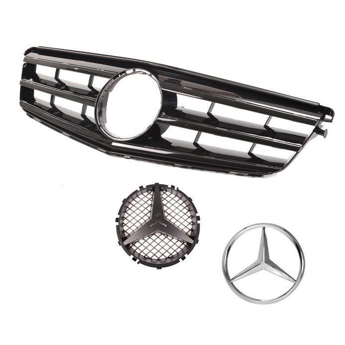Calandre Mercedes Classe C W204 Noir Brillant Logo Achat Vente Kit Carrosserie Calandre Mercedes Classe C Cdiscount