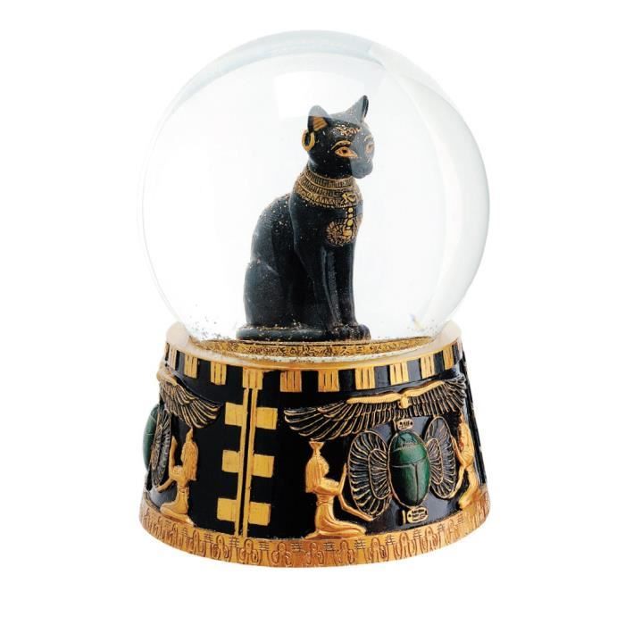 Boule De Neige Geante Figurine Chat Bastet Cdiscount Maison