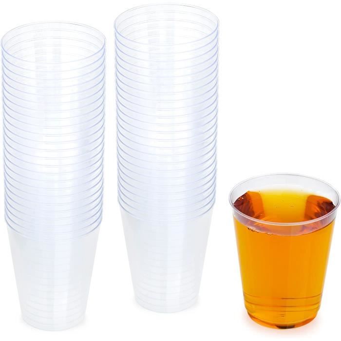 Yalin Lot de 8 gobelets en plastique acrylique de 700 ml, réutilisables, empilables, sans BPA, incassables, passent au lave-vaisselle (bleu