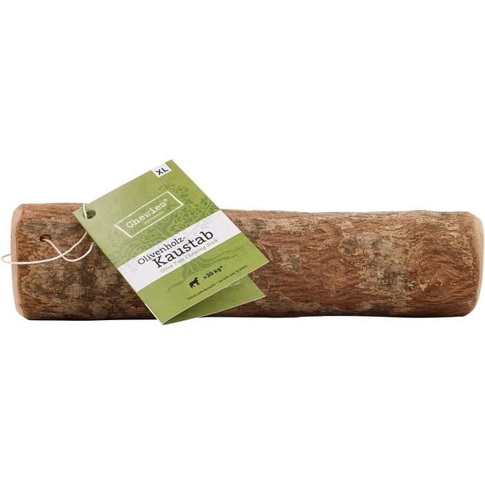 Kinzi Bâton D'olivier Pour Chien 100% Naturel - Taille L (-45 Kg)