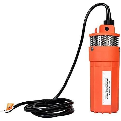 12v pompe submersible de puits profond pompe à l'eau dc en ance