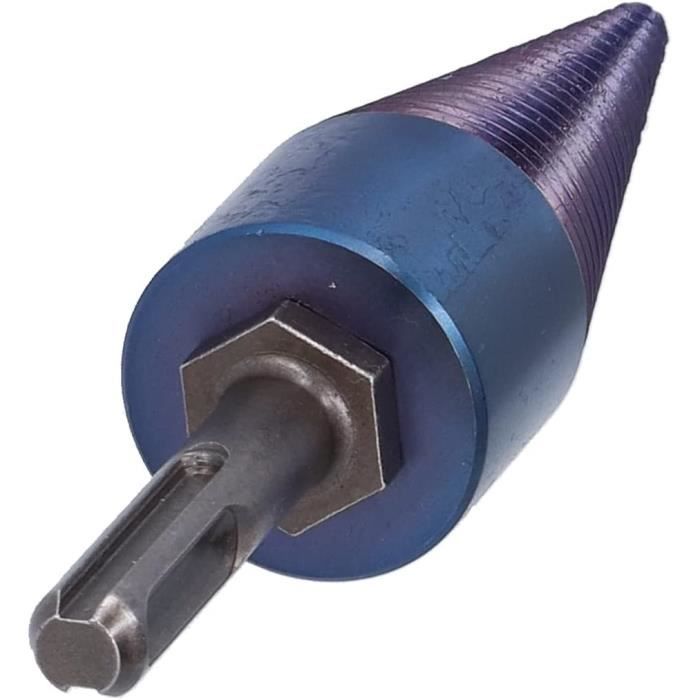 Foret fendeur de bûches de bois de chauffage, foret fendeur de bois 32mm poinçon à cône en bois