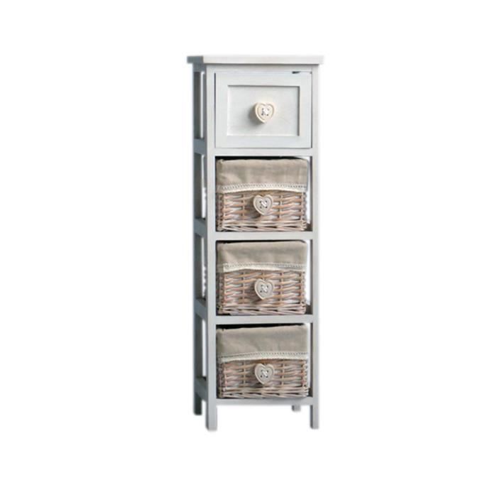Fidji Petit Meuble De Rangement De Salle De Bain L 25 Cm Laque