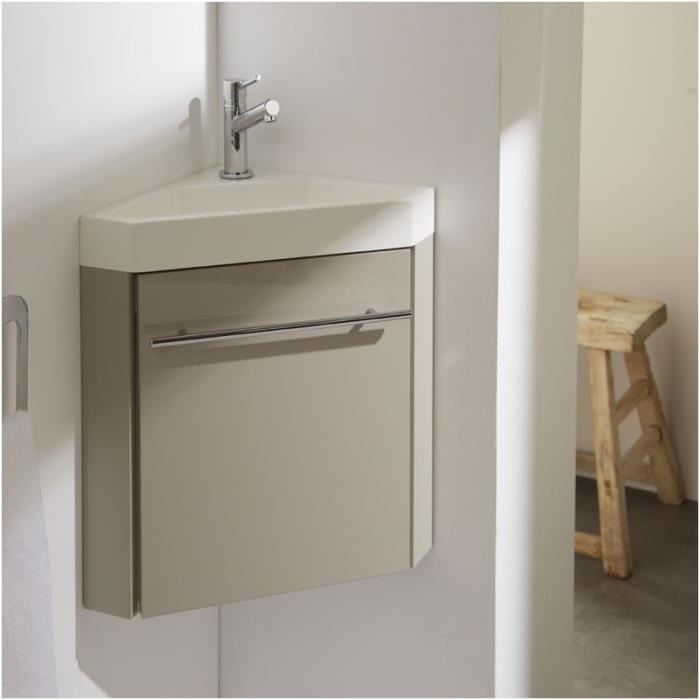 Meuble Lave Mains D Angle Couleur Daim Pour Wc Achat Vente Lave Main 163046 Meuble Lave Mains Cdiscount