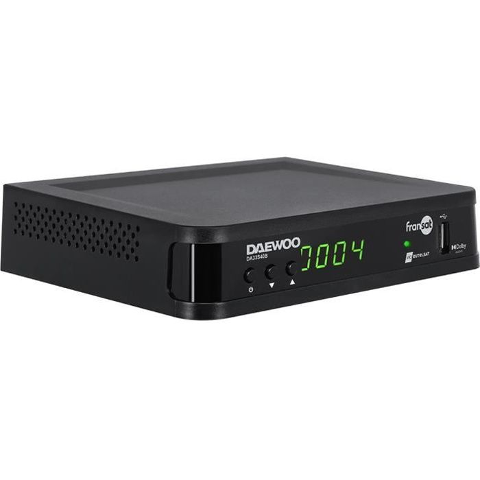 Décodeur satellite DAEWOO DVB /S2 FRANSAT Dolby Digital Plus USB