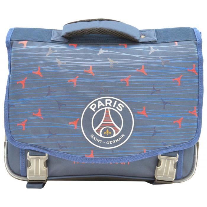 Cartable PSG P13200 bleu 40 x 30 x 10 Bleu Cdiscount Bagagerie