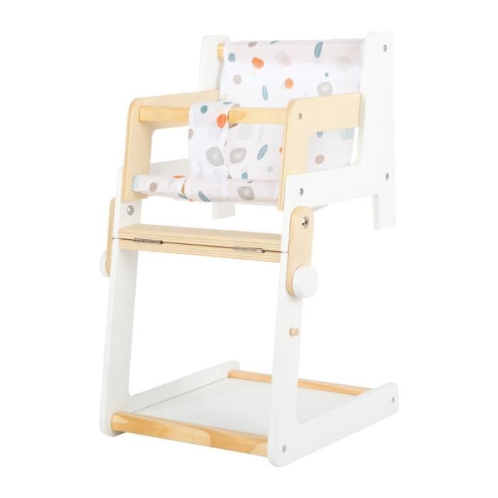 Chaise haute pour poupées - Little Button - Jouets par univers - Jeux dimitation - Poupons poupées & accessoires