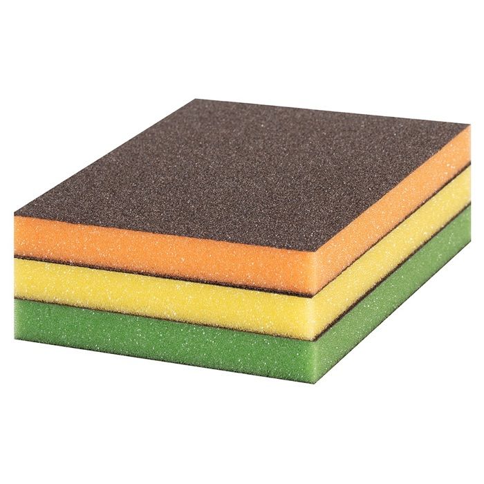 Lot de 3 éponges abrasives Bosch rectangulaires expert - vue 3
