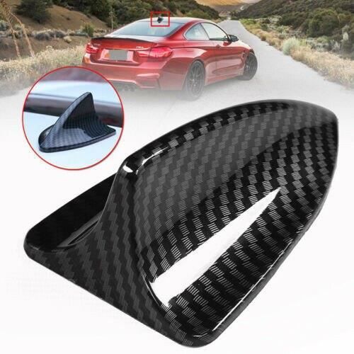Antenne de requin en fibre de carbone, Radio étanche FM-AM ABS, accessoires universels pour voiture universal -FY2977