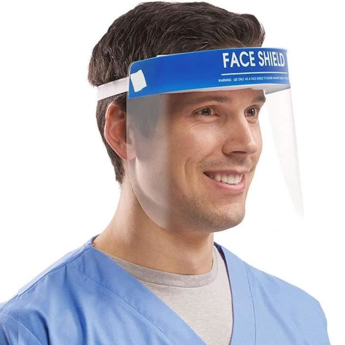 Protection visage Visière Protection Visage Bouclier Protection des yeux visière noir pliable