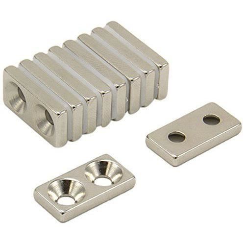 First4magnets F647-10 Aimant en Néodyme N42 4,3 kg dattraction 25 x 10 x Epaisseur 3 mm Paquet de 10