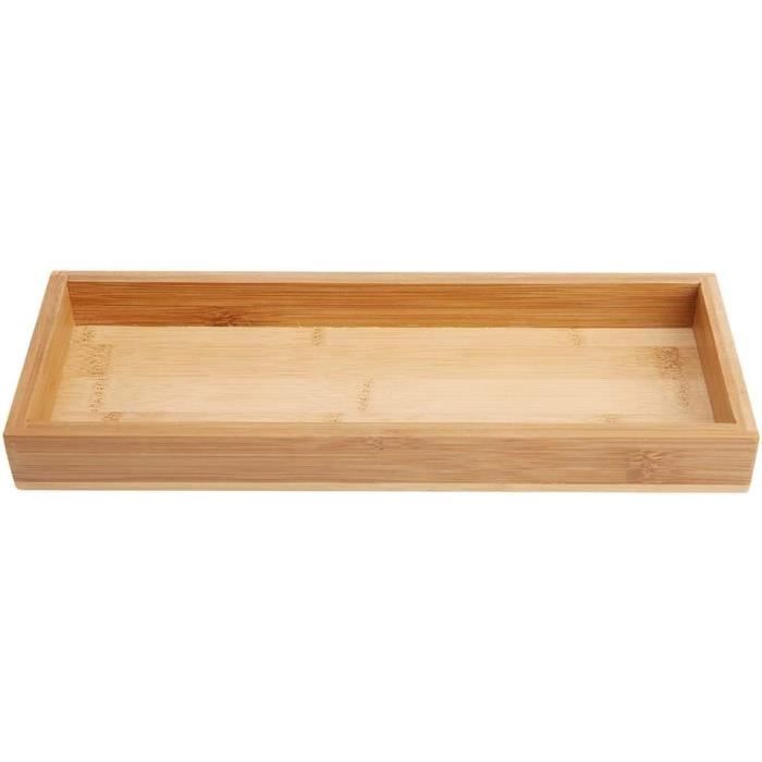 Plateau De Service En Bois Rectangulaire 32x21 Cm - Présentation Fruits, Desserts, Snacks, Décoration - 11