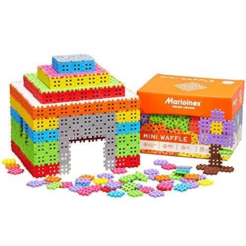 Marioinex 902141 Mini Gaufre Lot de 500 pi ces Multicolore