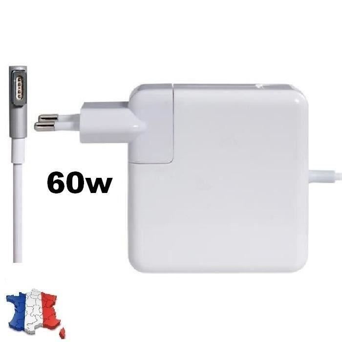 Chargeur COMPATIBLE Macbook Pro 13 - A1278 - Magsafe 1 60w MODEL