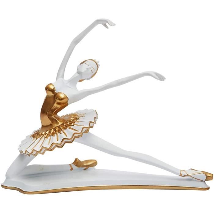 Statue,Danseuse Statue Figurine Femme Sculpture Figurine Yoga Décor