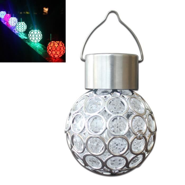 Lot 6 Lumières Solaire Extérieur Mason Jar 30 LED - Lanterne Solaire Jardin Imperméable