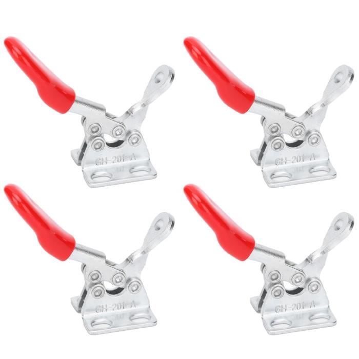 Fixation à bascule, pince à bascule 4Pcs fer galvanisé pour planches de scie - Bricolage Fixation à bascule, pince à bascule 4Pcs fer galvanisé pour planches de scie - Bricolage