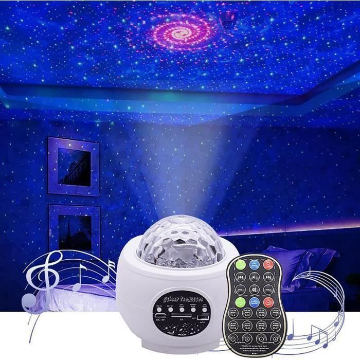Okaywork Projecteur Aurores Boréales Avec Lampe à Lave RGB - 16 Effets, Télécommande, Idéal Chambre Et Décoration Fête