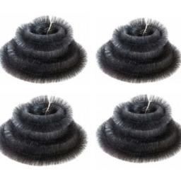 Lot de 4 brosses pour protéger vos gouttières Batavia - 16 mètres - Noir